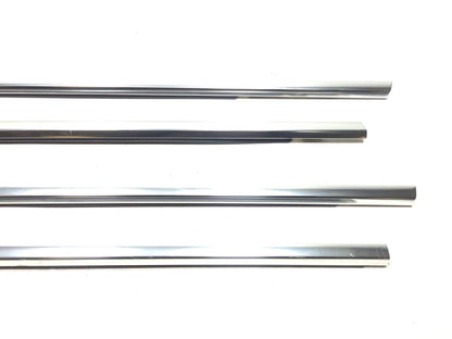 2010 - 2019 Jaguar XJ Door Glass Belt Seal Molding Set 4 OEM