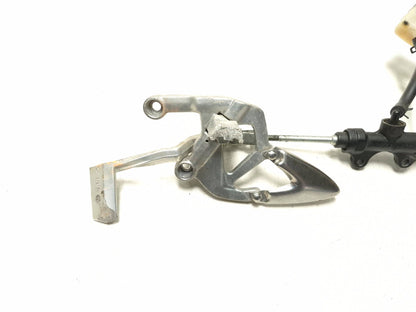 2008 Triumph Sprint St Rear Brake Master Cylinder W/ Footrest Assy OEM