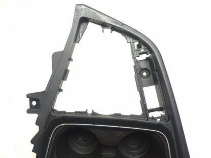 2013 BMW 328i F30 Front Center Console Trim Cover Cup Holder  OEM