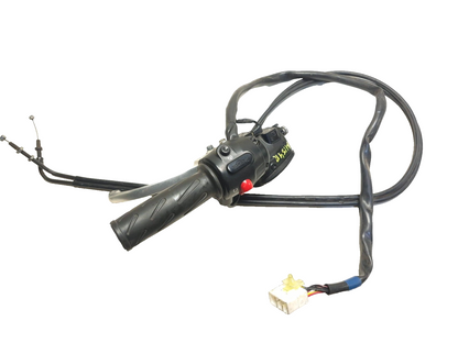 2014 Triumph America Brake Master Cylinder & Right Switch W/throttle Grip OEM