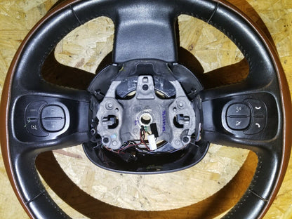 12 13 14 15 16 17 Fiat 500 500l Steering Wheel Brown Leather.