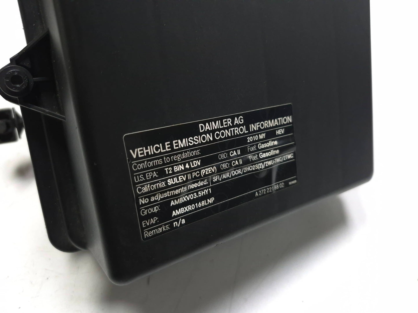 2011 Mercedes S400 W221 Fuse And Relay Box Housing Case Cover  OEM