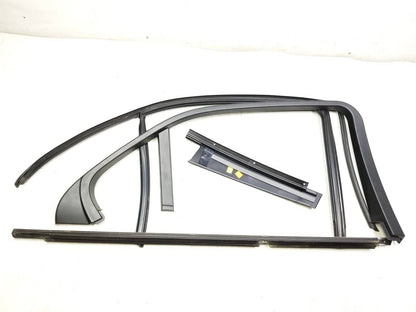 10-16 Mercedes E350 E500 Door Window Frame Trim & Seals Rear Driver Side Lh OEM