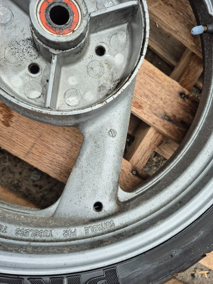 1991 Yamaha Fzr600r Front & Rear Wheel Rim OEM