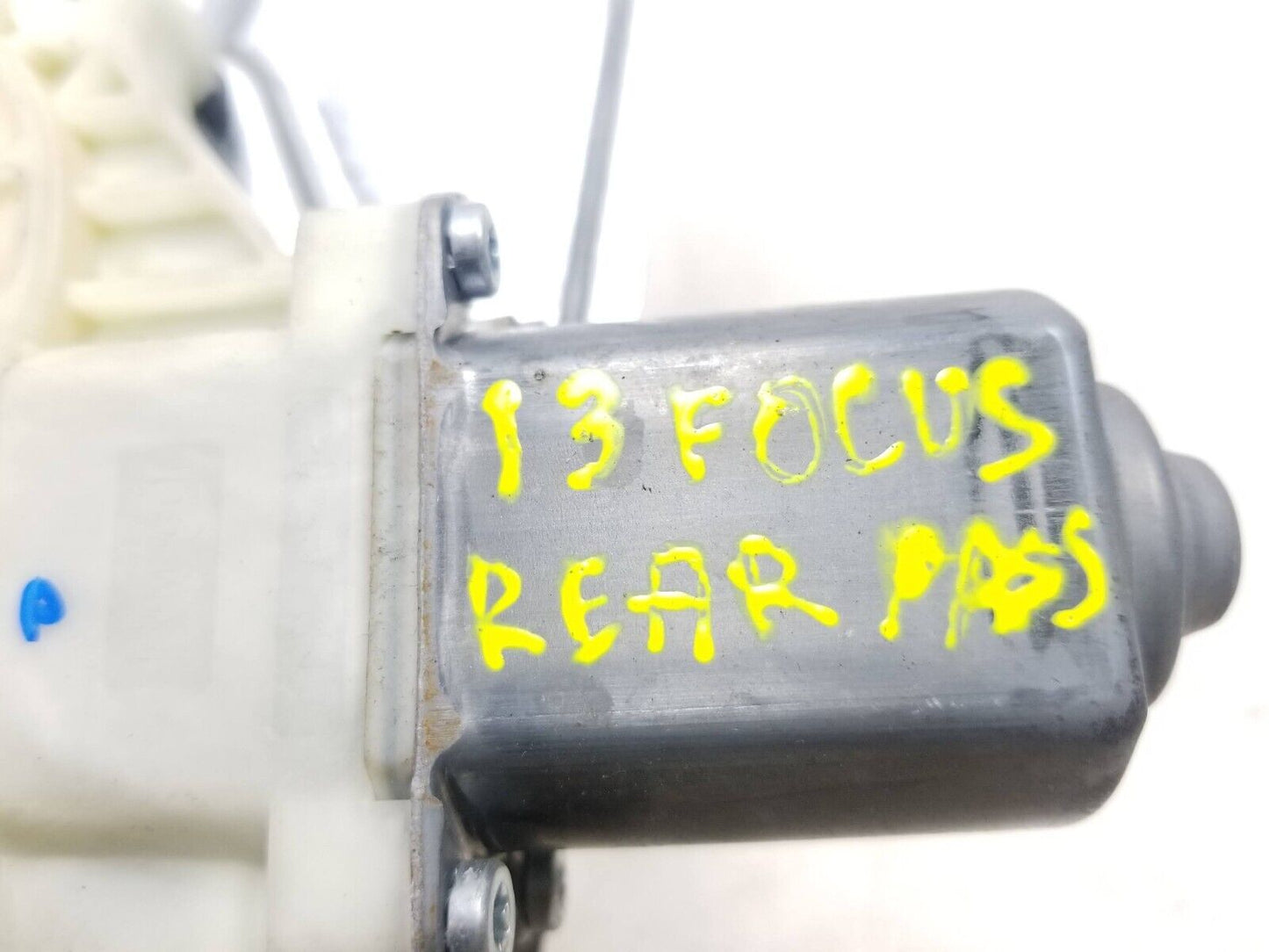 12 - 14 Ford Focus Door Window Regulator Motor Rear Right Passenger Side OEM