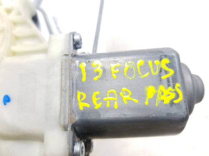 12 - 14 Ford Focus Door Window Regulator Motor Rear Right Passenger Side OEM
