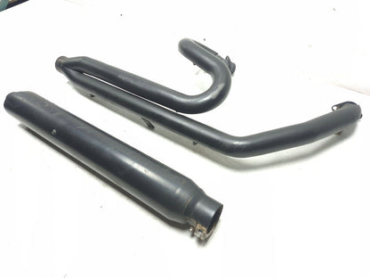 2007-2008 Harley Touring Black Pipe 2-into-1 Header& Muffler Exhaust System
