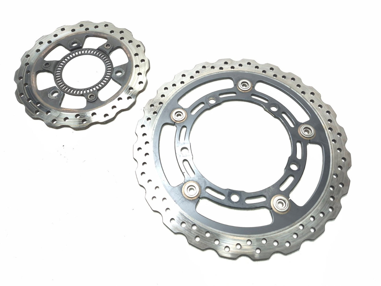 2019 Kawasaki Z400 Er400 Brake Disc Rotor Front & Rear Pair OEM