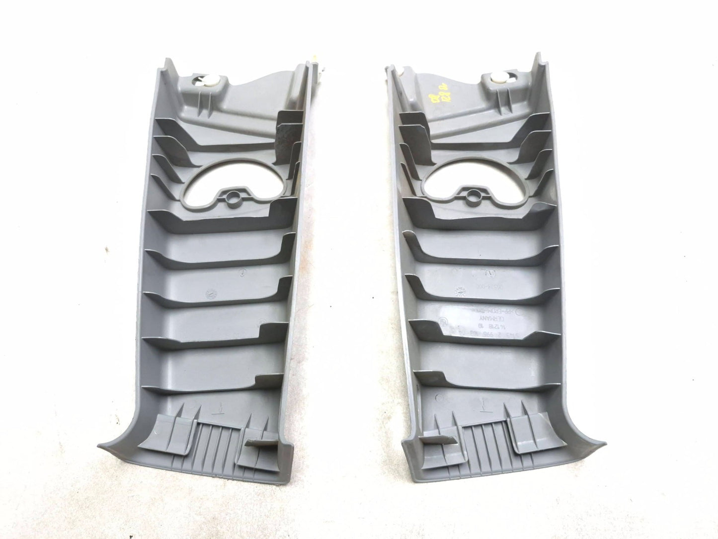 2008 BMW 128i B Pillar Upper Trim Cover Left & Right Pair OEM