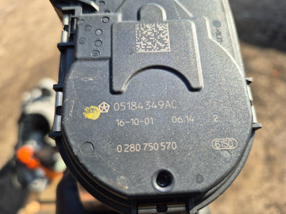 2017 Dodge Journey Throttle Body 3.6l OEM