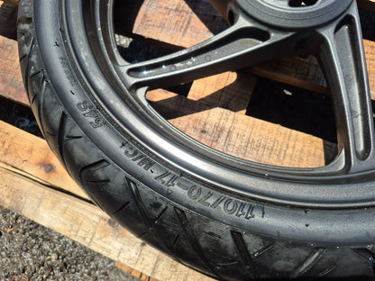 2013 Honda Cbr250 Wheel Rim W/ Tire Front & Rear *straight* OEM