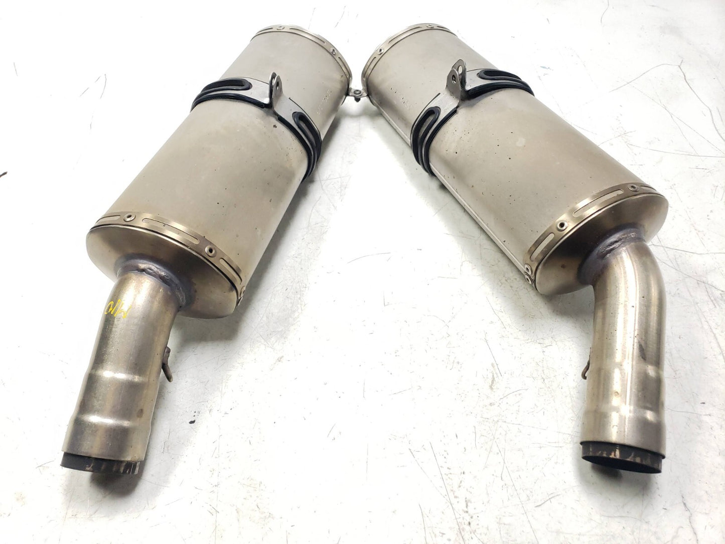 2008 - 2010 Ducati 848 Muffler Exhaust 2pcs OEM