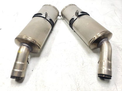 2008 - 2010 Ducati 848 Muffler Exhaust 2pcs OEM