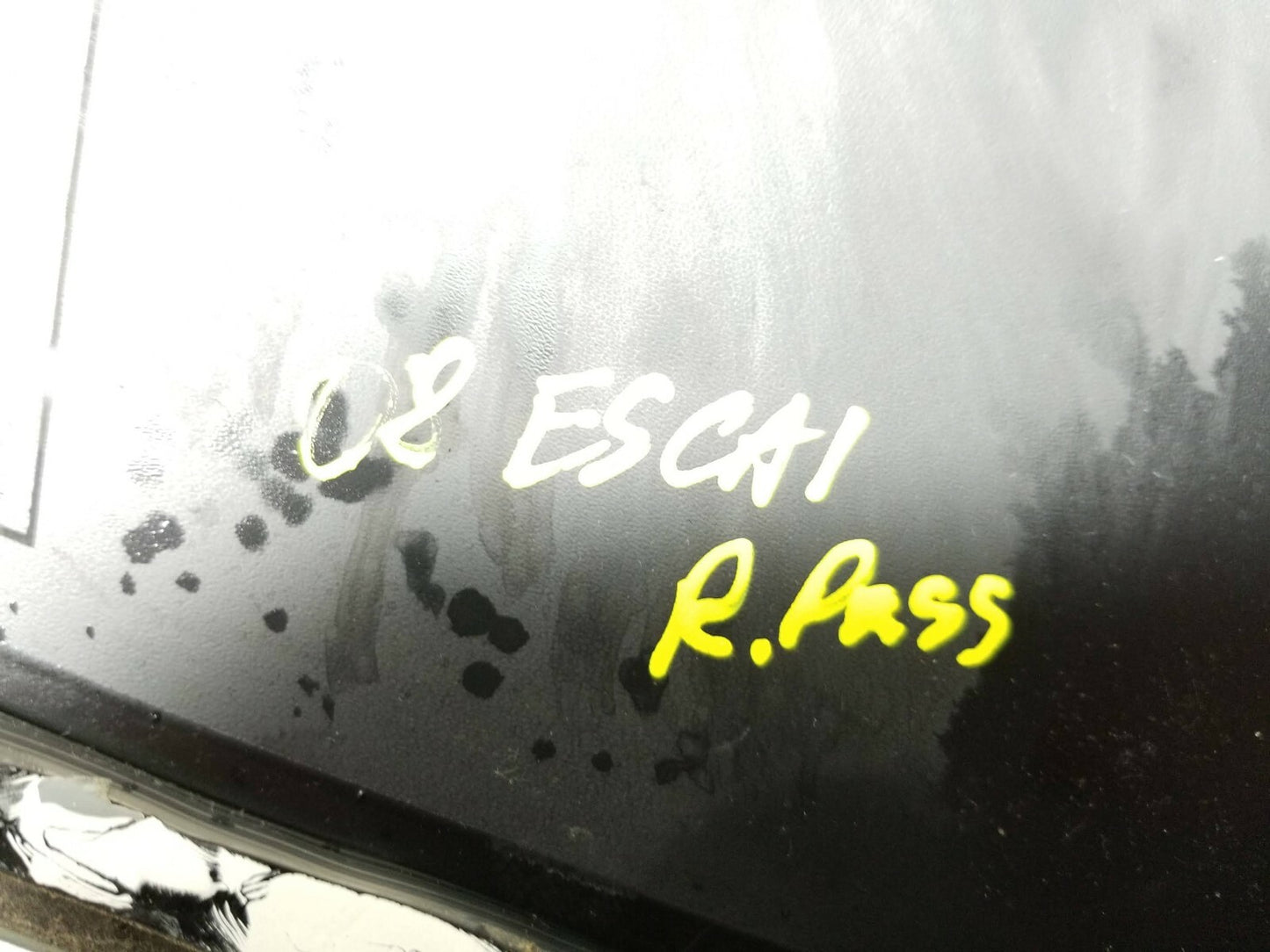 2009 Cadillac Escalade Rear Quarter Window Glass Passenger Side Right OEM
