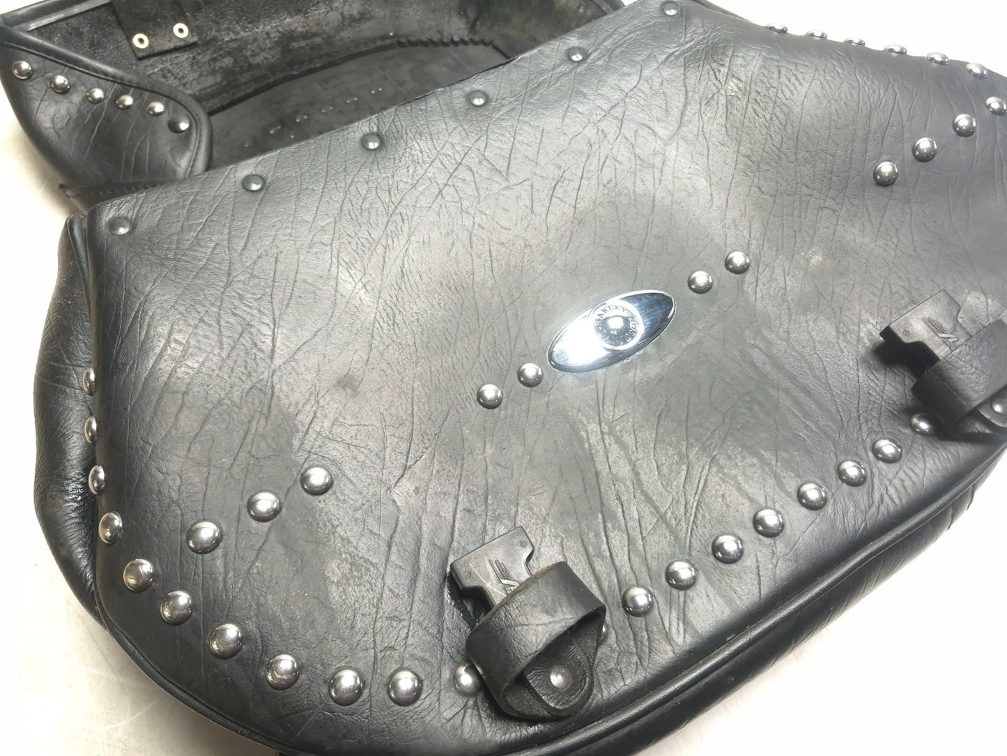 2004 Harley-davidson Softail Flstc Left Saddlebag Leather OEM