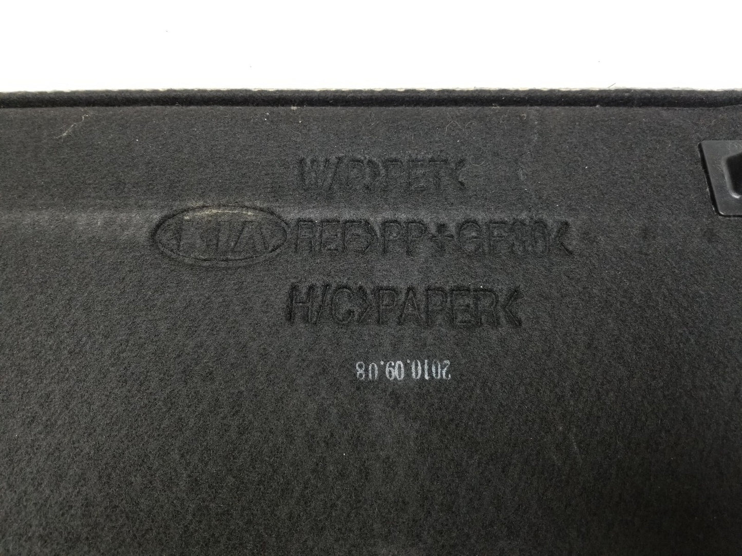 2011 - 2013 Kia Sportage Trunk Floor Board Spare Tire Cover Panel OEM