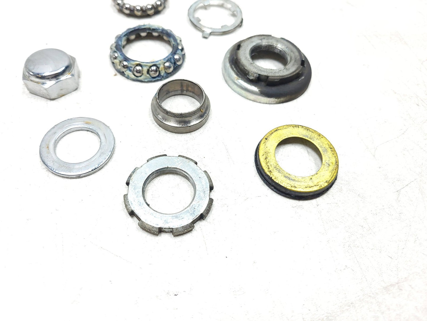 2007-2014 Honda Vt750 Shadow Spirit Triple Tree Hardware Bearing Nut Thread OEM