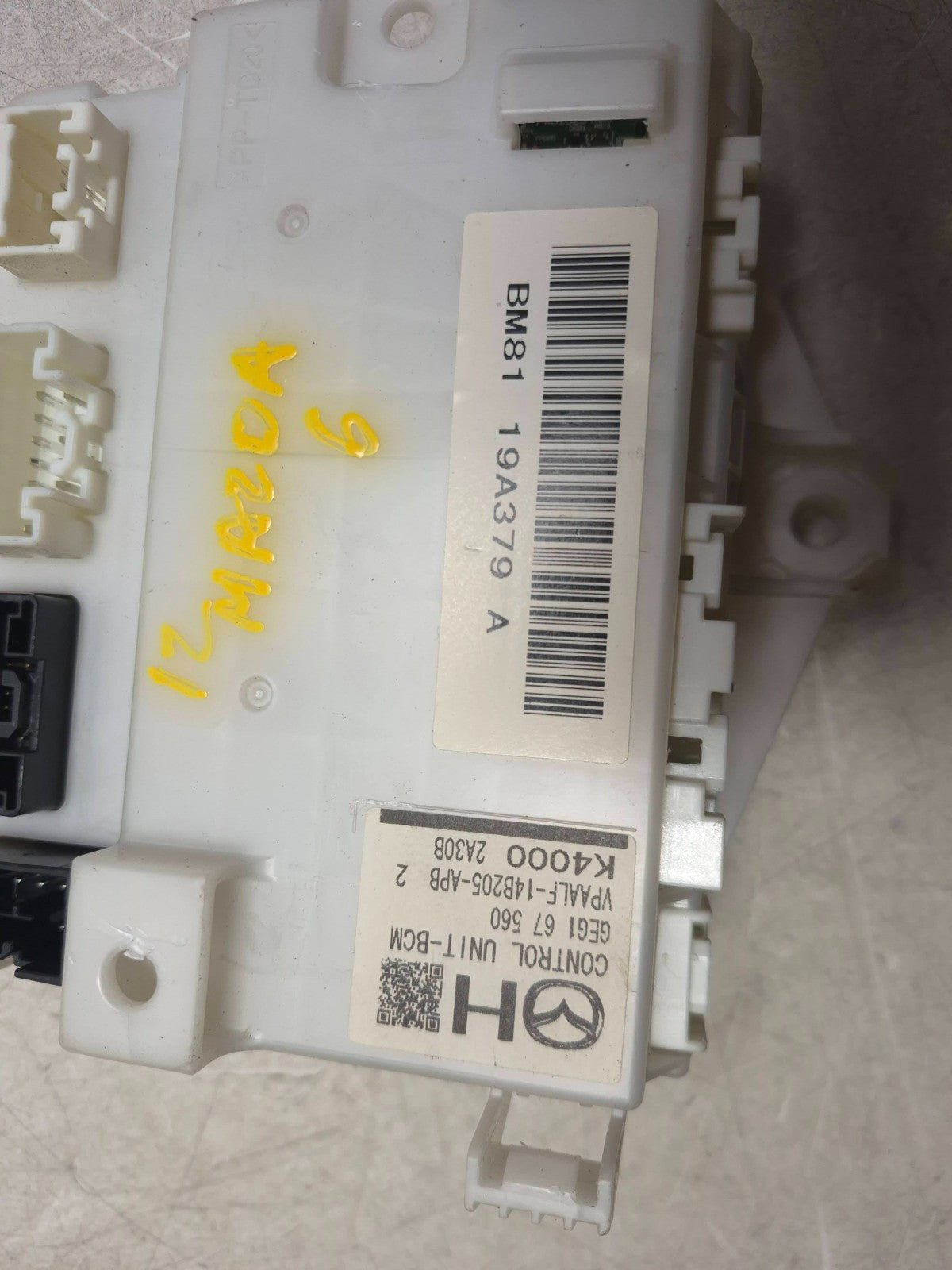 2012 Mazda 6 Body Control Module OEM