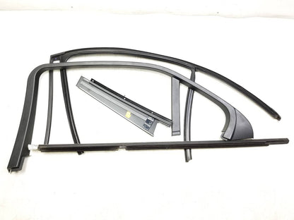 2012 Mercedes E350 Rear Passenger Door Window Frame Trim & Seal 4pcs OEM