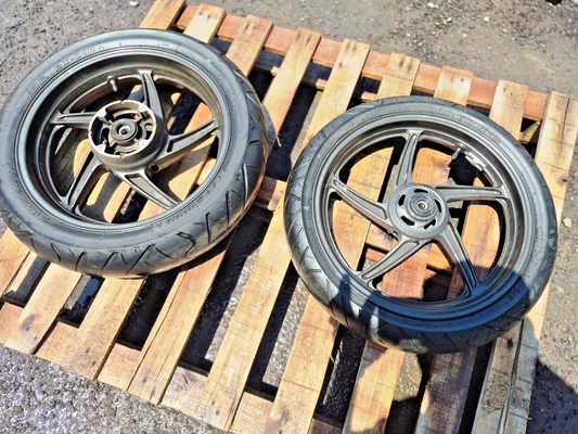 2013 Honda Cbr250 Wheel Rim W/ Tire Front & Rear *straight* OEM