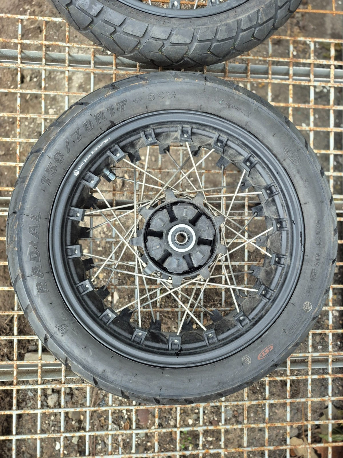 2023 Csc Rx3 Rx4 Adventure Rear & Front Wheel W/ Tire Pair R 19 R 17 OEM