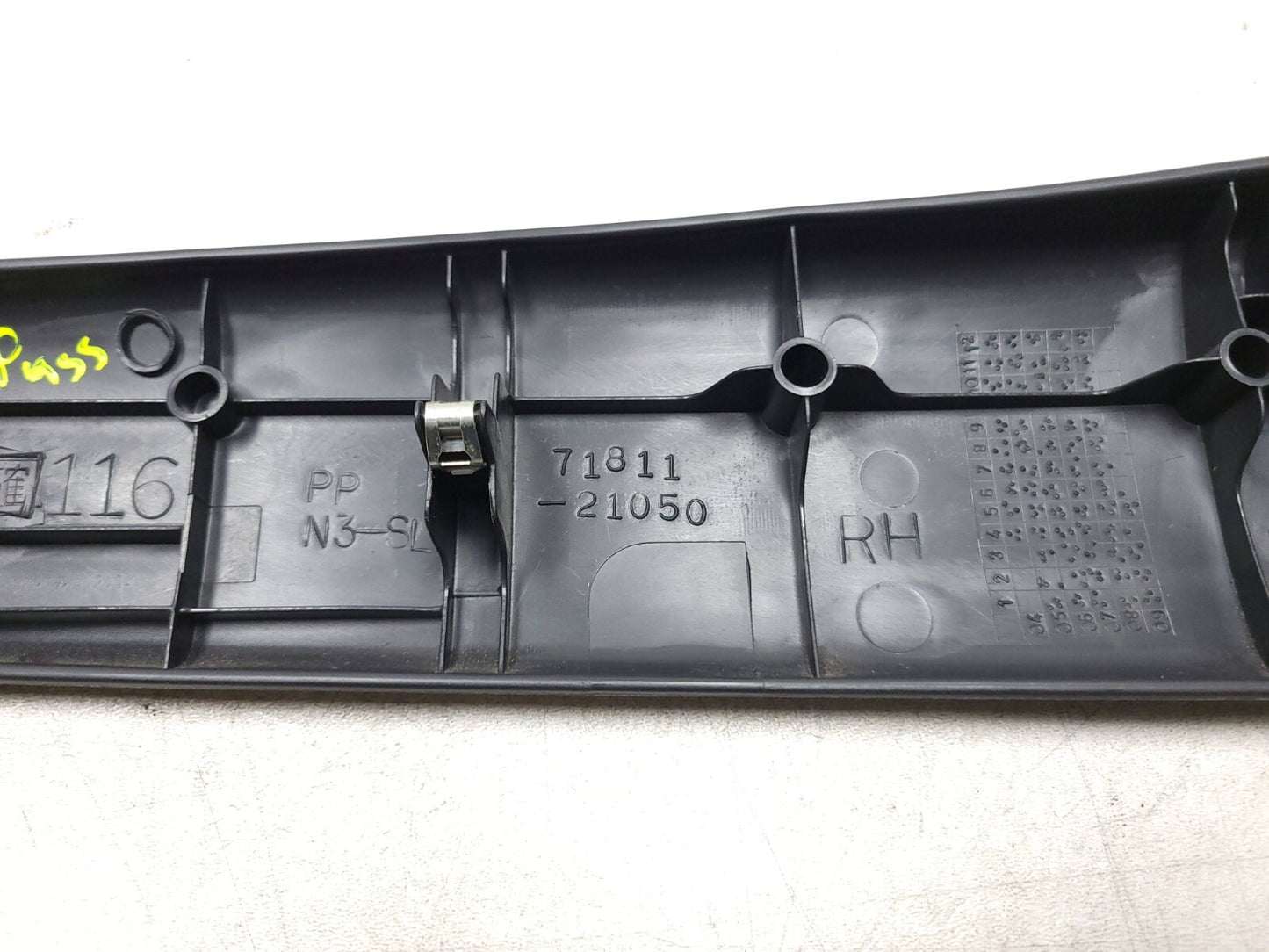 2005-2010 Scion Tc Seat Side Trim W/ Guide Sleeve Front Passenger Side Right OEM