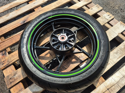 2023 Kawasaki Ninja 400 Ex400 Rear Wheel Rim & Tire  OEM