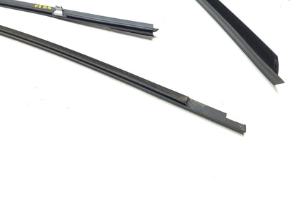07-13 BMW E70 X5 Door Window Chanel Trim & Seal Front Driver Side Left 4pcs OEM