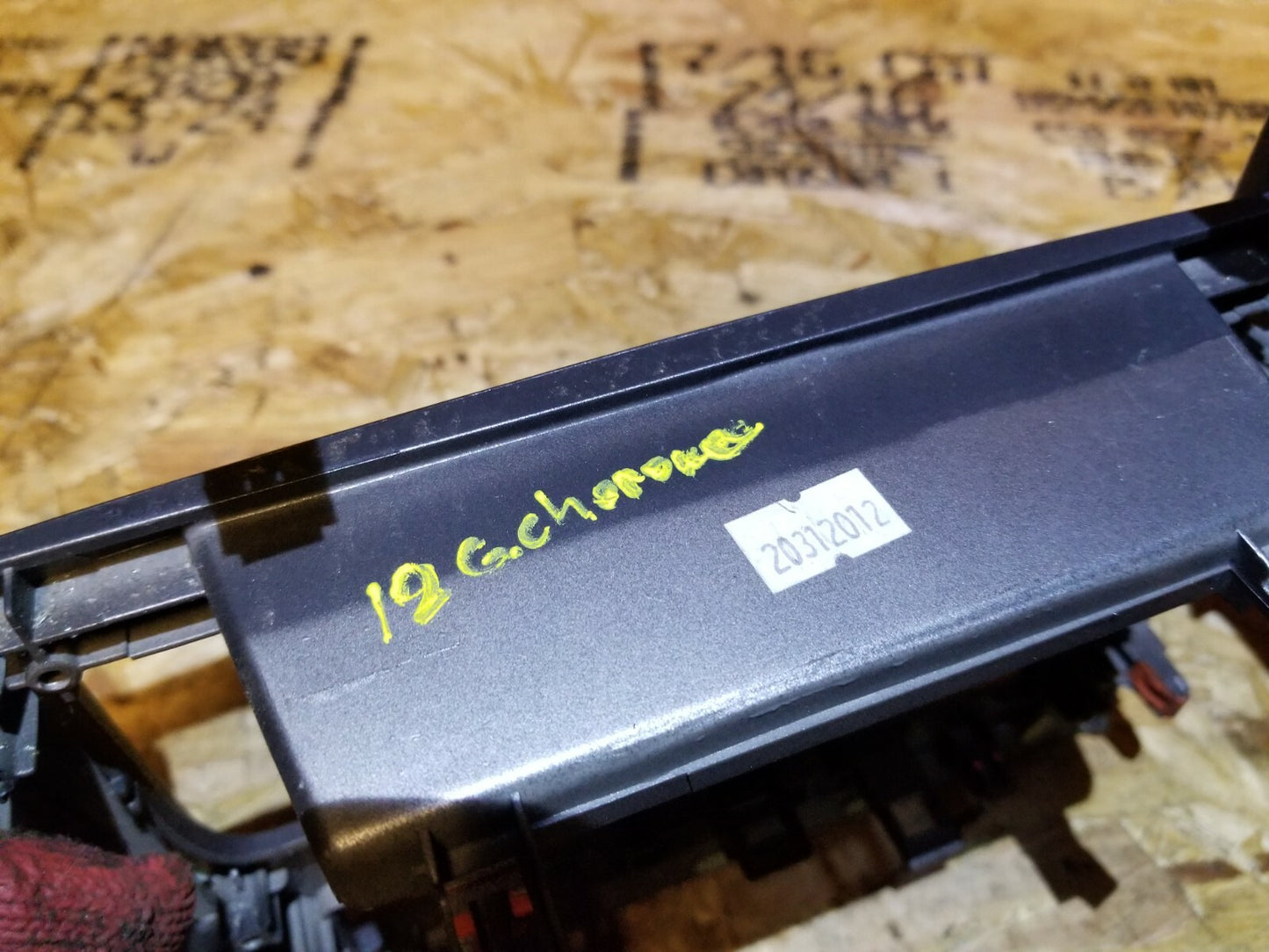 2012 Jeep Grand Cherokee Dashboard Radio Face Plate Trim Bezel OEM