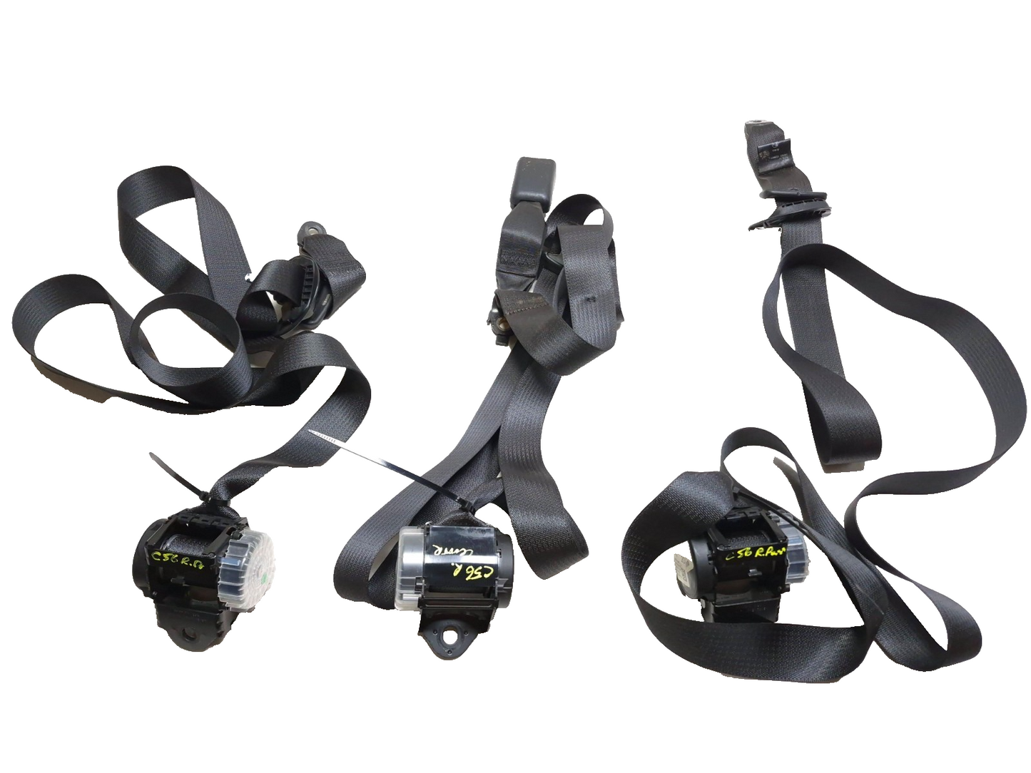 2020 Dodge Challenger Rear Seat Belt Retractor 3 Pcs OEM