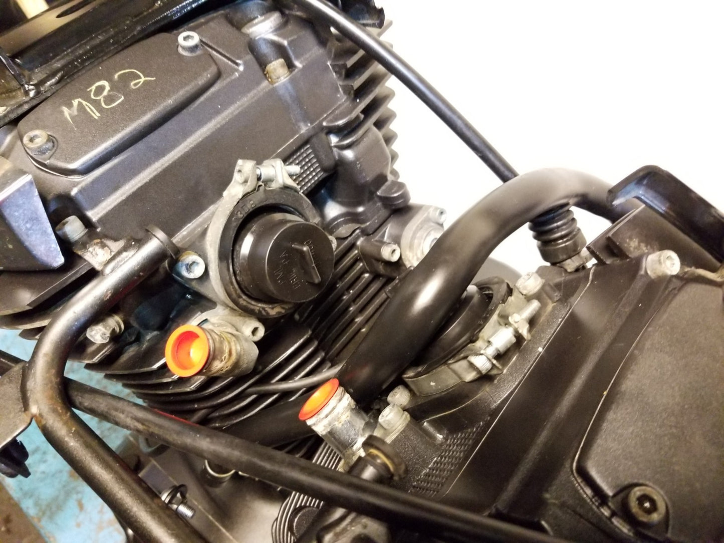 2007 Yamaha Xvs1300 Engine V Star 1300 9.623 Miles