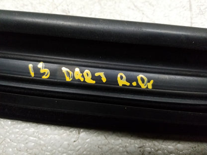 2013 Dodge Dart Rear Driver Door Glass Weatherstrip Seal OEM