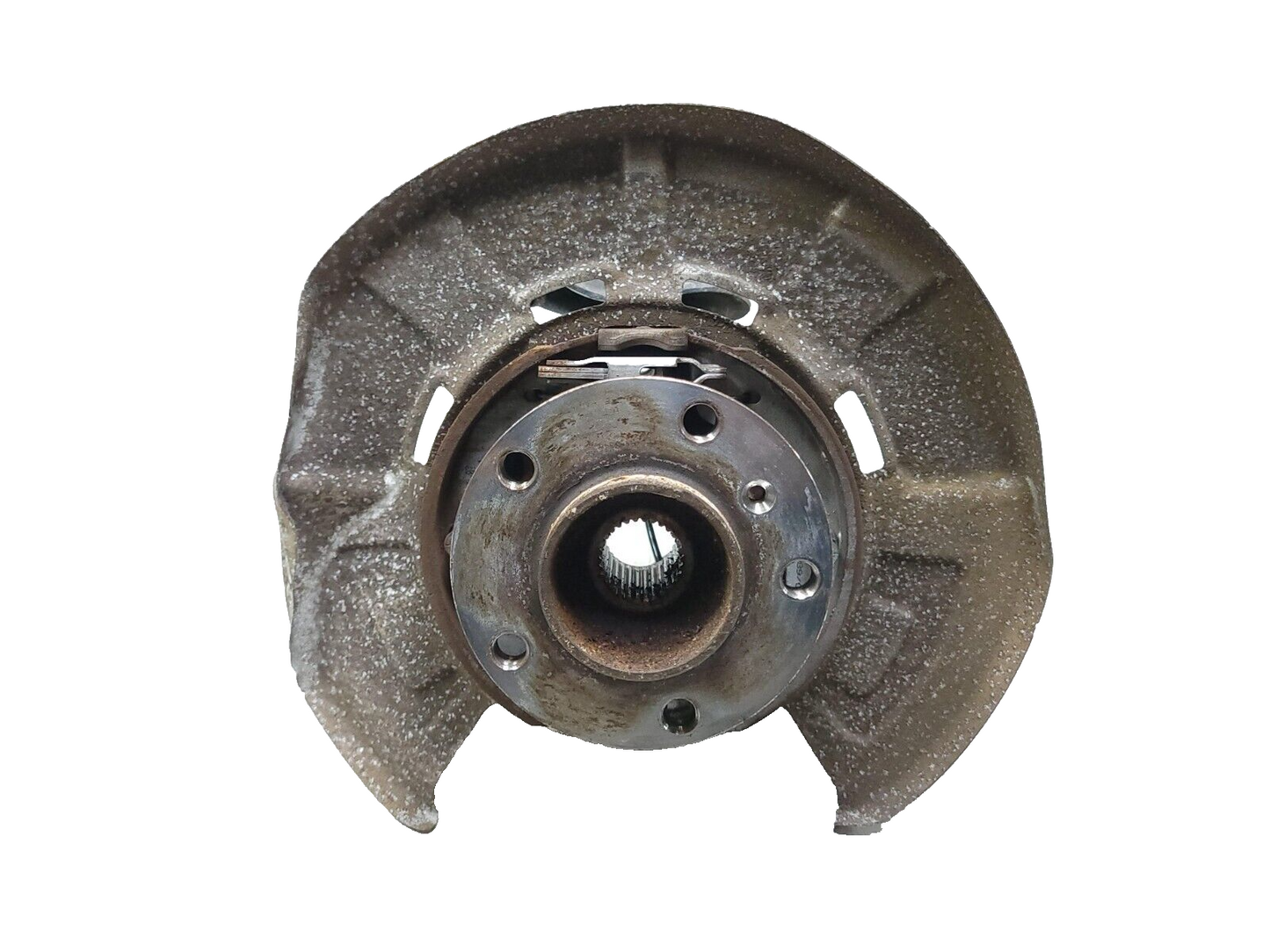 2014 BMW X5 F15 Rear Spindle Knuckle Wheel Hub Driver Side Left OEM