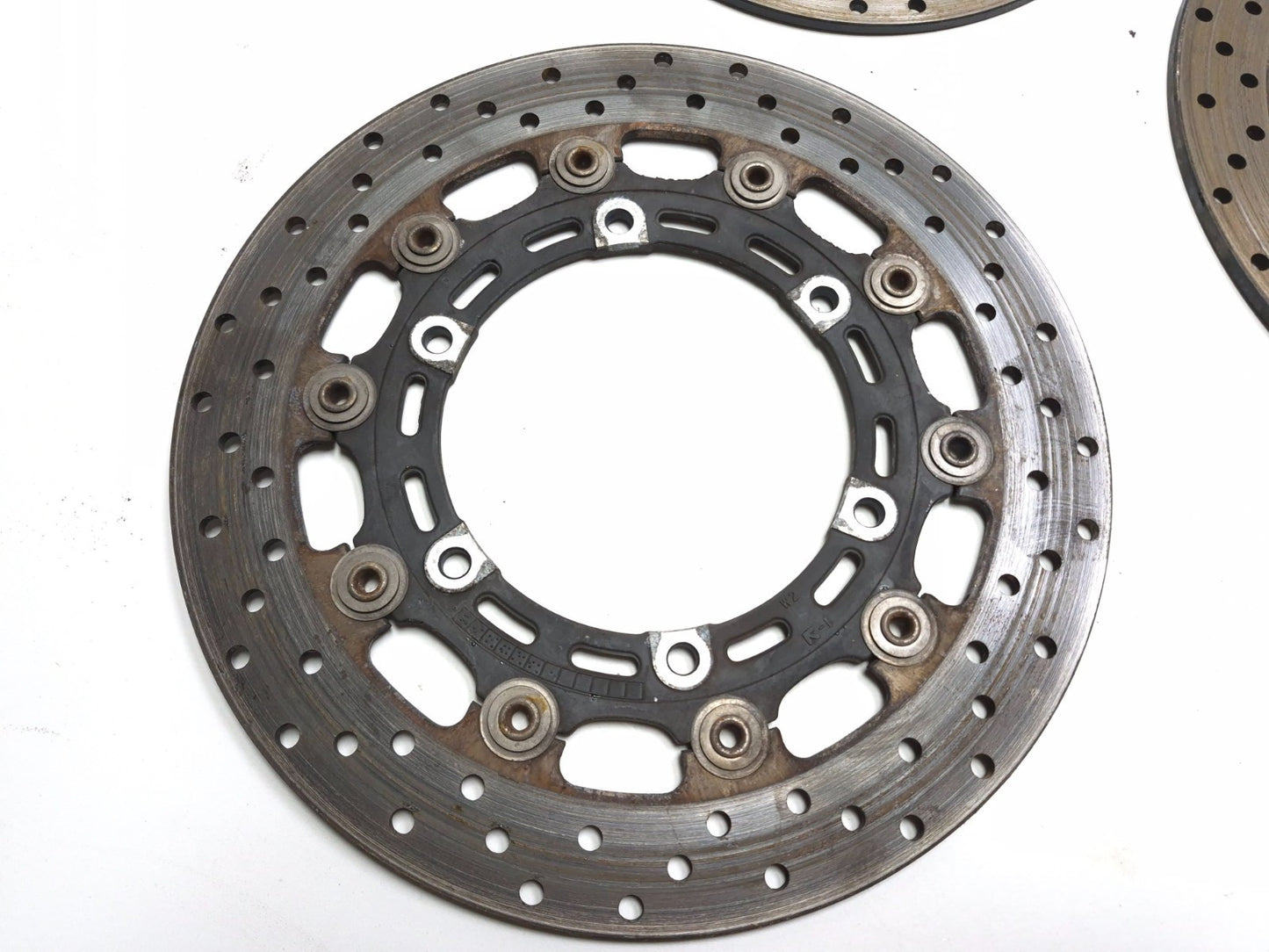 1998 Yamaha Yzf600r Brake Disc Front & Rear 3 Pcs OEM