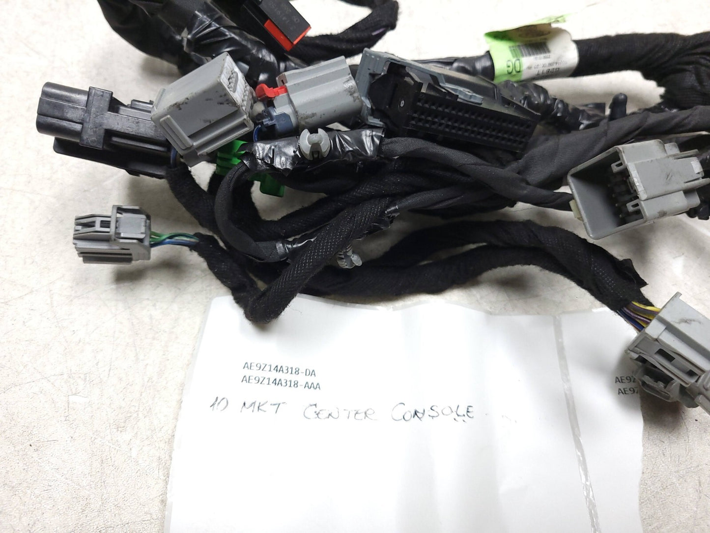 2010 Lincoln MKT Center Console Wire Harness OEM