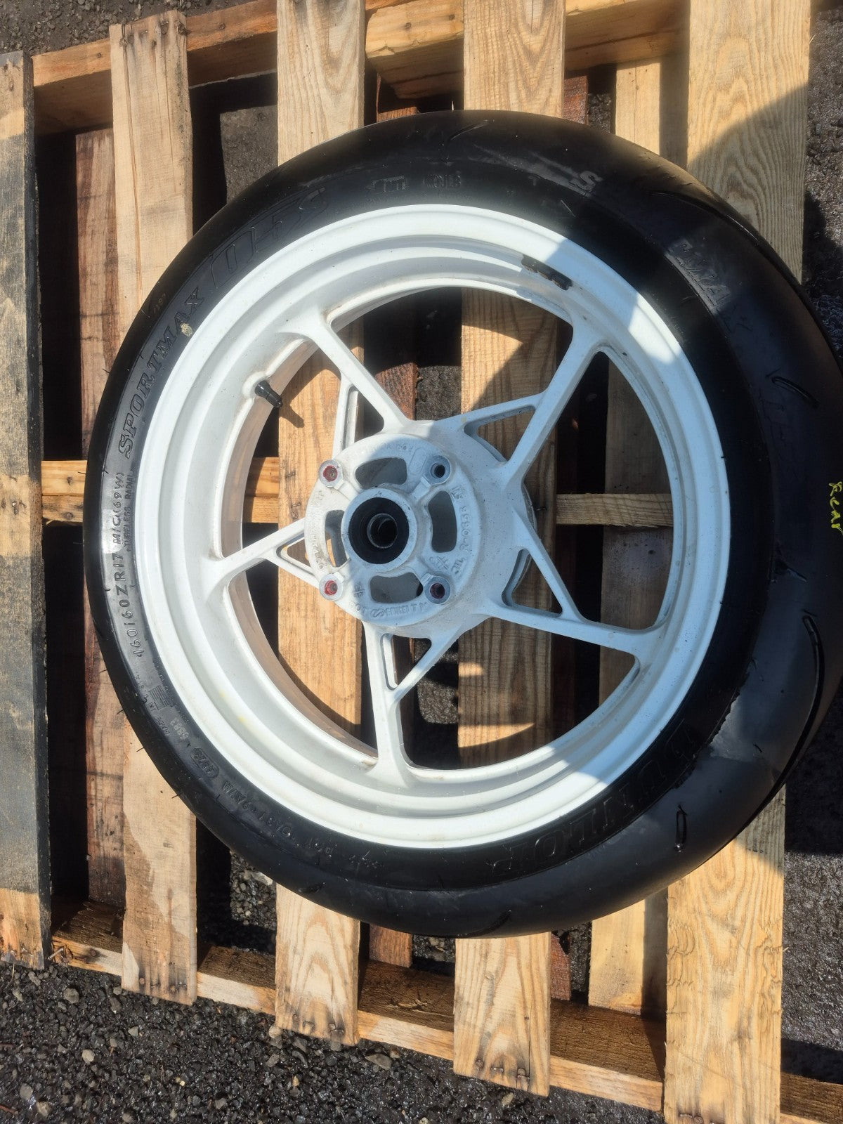 2022 Kawasaki Ninja 650 Ex650 Rear Wheel Rim & Tire  OEM