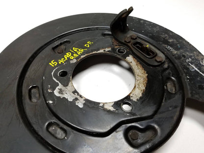 13 14 15 16 GMC Acadia Rear Brake Disc Rotor Guard Left & Right Pair OEM