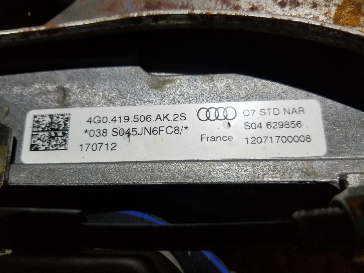 2014 Audi A6 C7 Steering Column W/ Motors OEM
