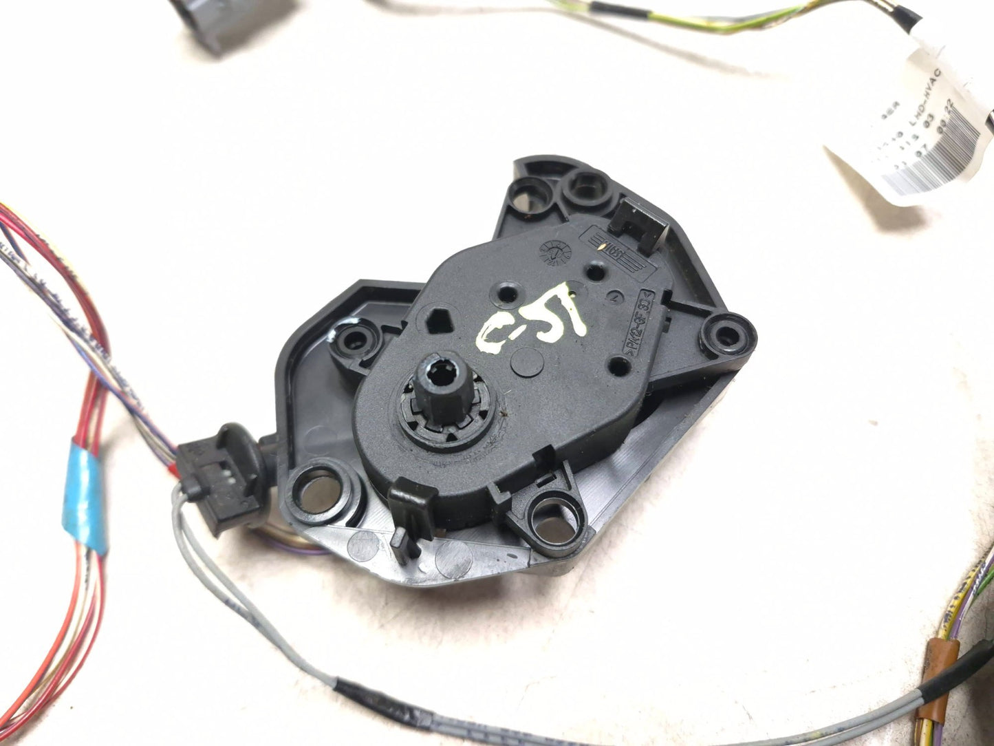 2007 Saab 9-5 Aero Heater Vent Flap Control Actuator Motor 2pcs OEM