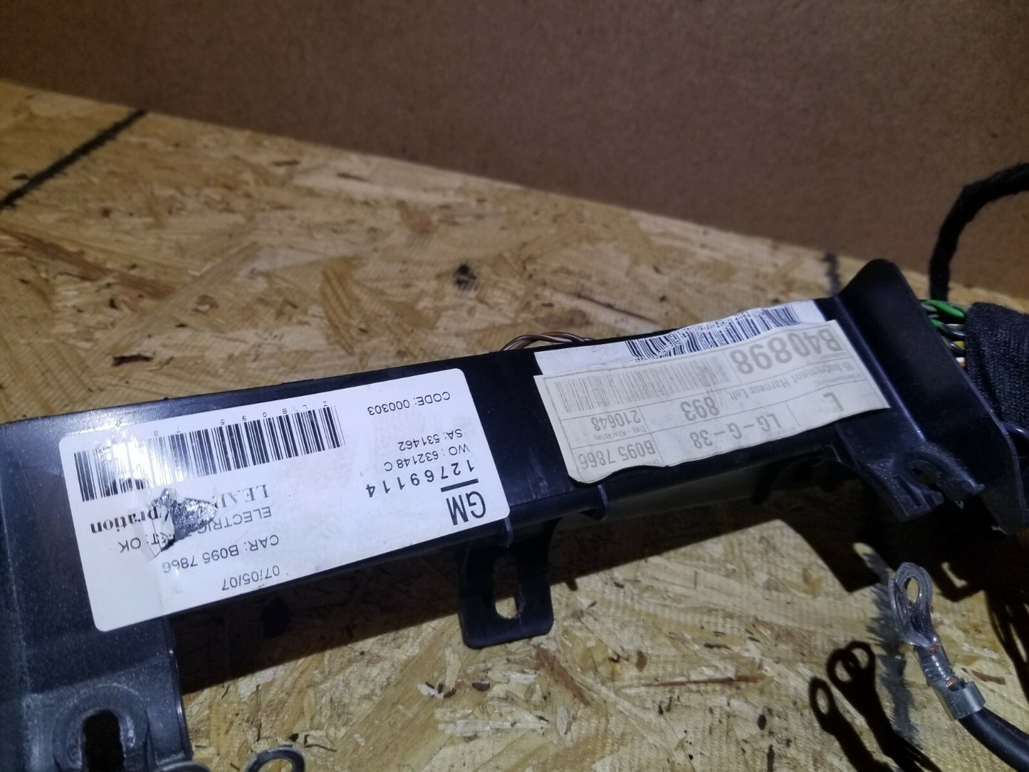 2007 Saab 9-5 Aero Dashboard Dash Wire Harness 2.3l OEM