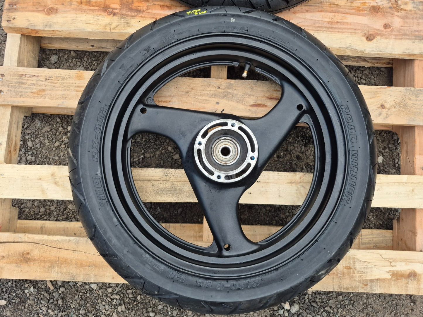 2006 Suzuki Gs500 Wheel Rim W/ Tire Rear & Front Pair R17 OEM