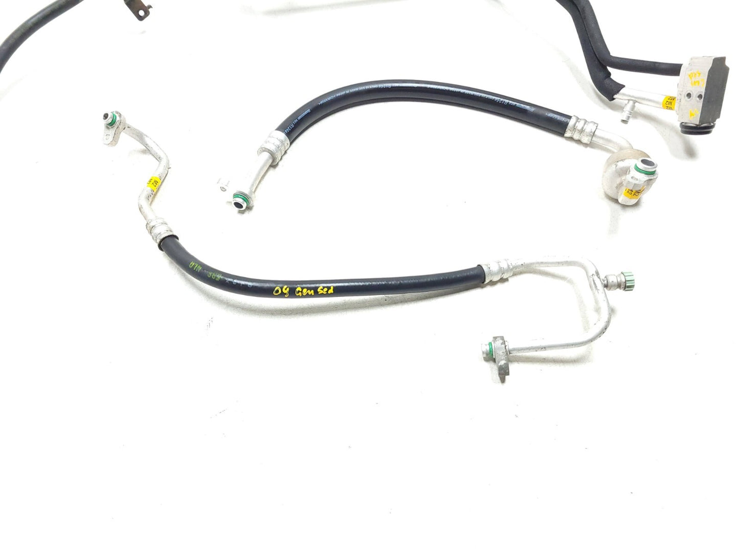 09-12 Hyundai Genesis AC Hose Pipe Line 3pcs 4.6l OEM Sedan