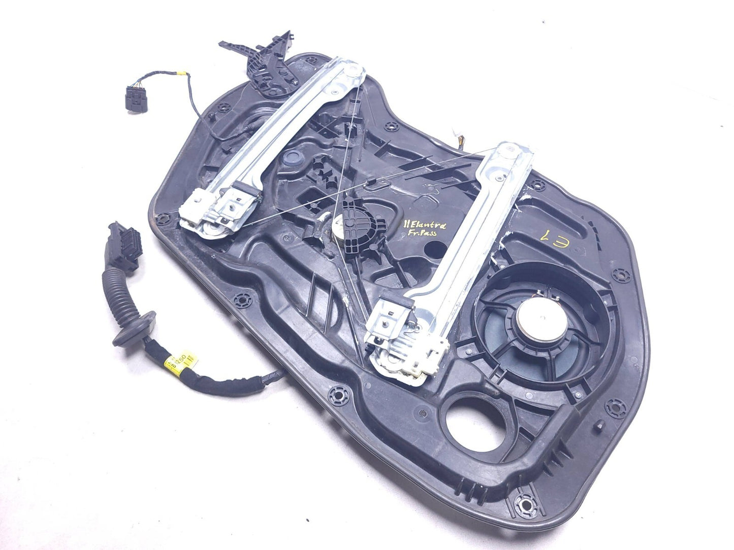 11 - 14 Hyundai Elantra Front Window Regulator Panel & Motor Passenger Right OEM