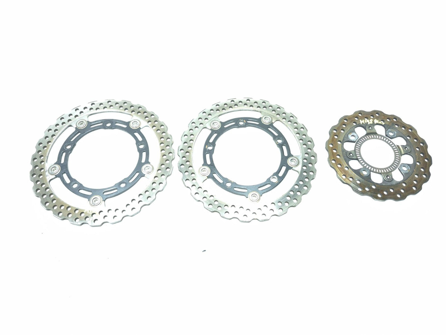 2018 Kawasaki Ninja 650 Ex650 Brake Disc Rotor Rear & Front 3 Pcs OEM