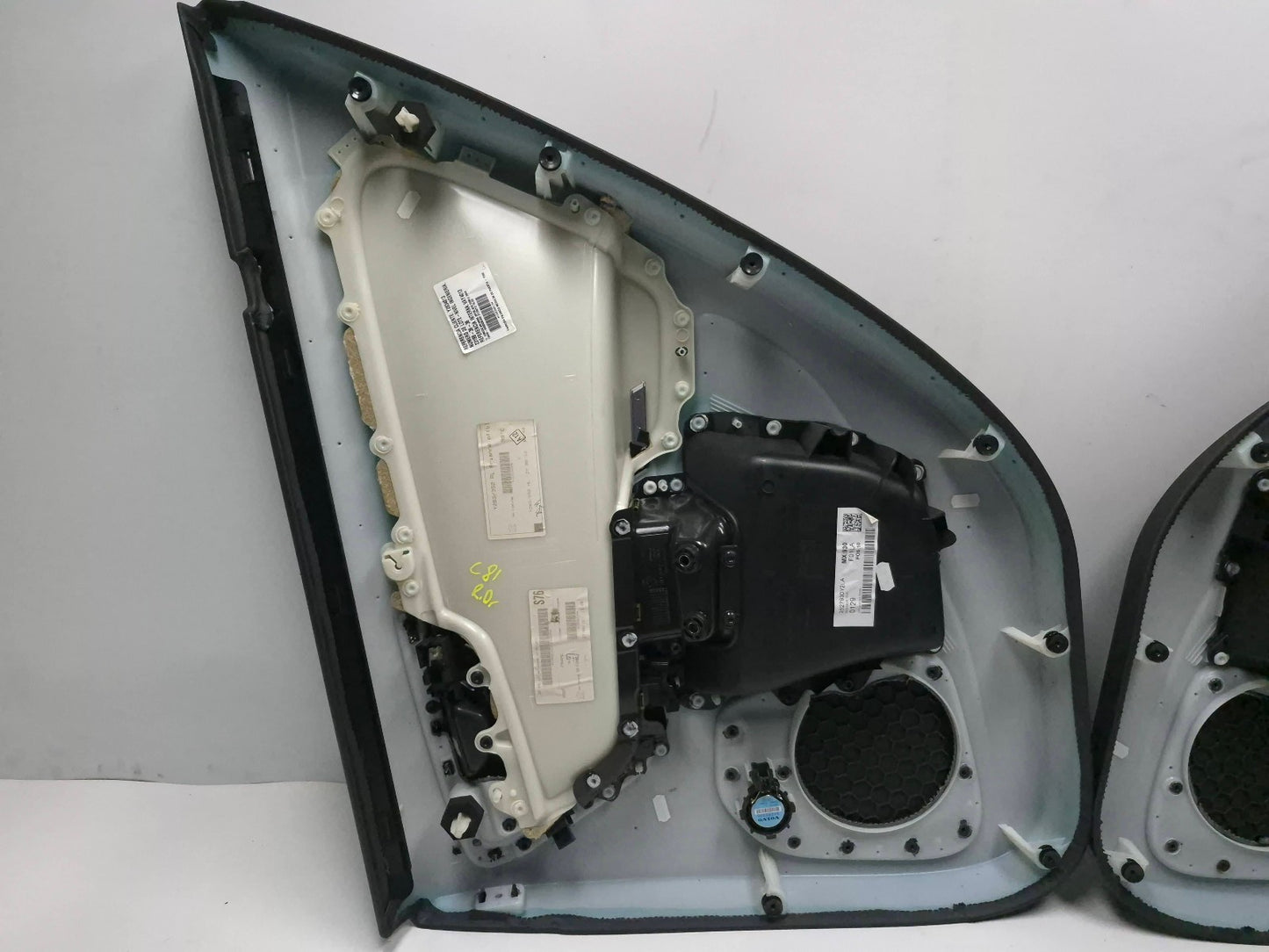 2013 Volvo S60 Rear Interior Door Trim Panel OEM 39832582
