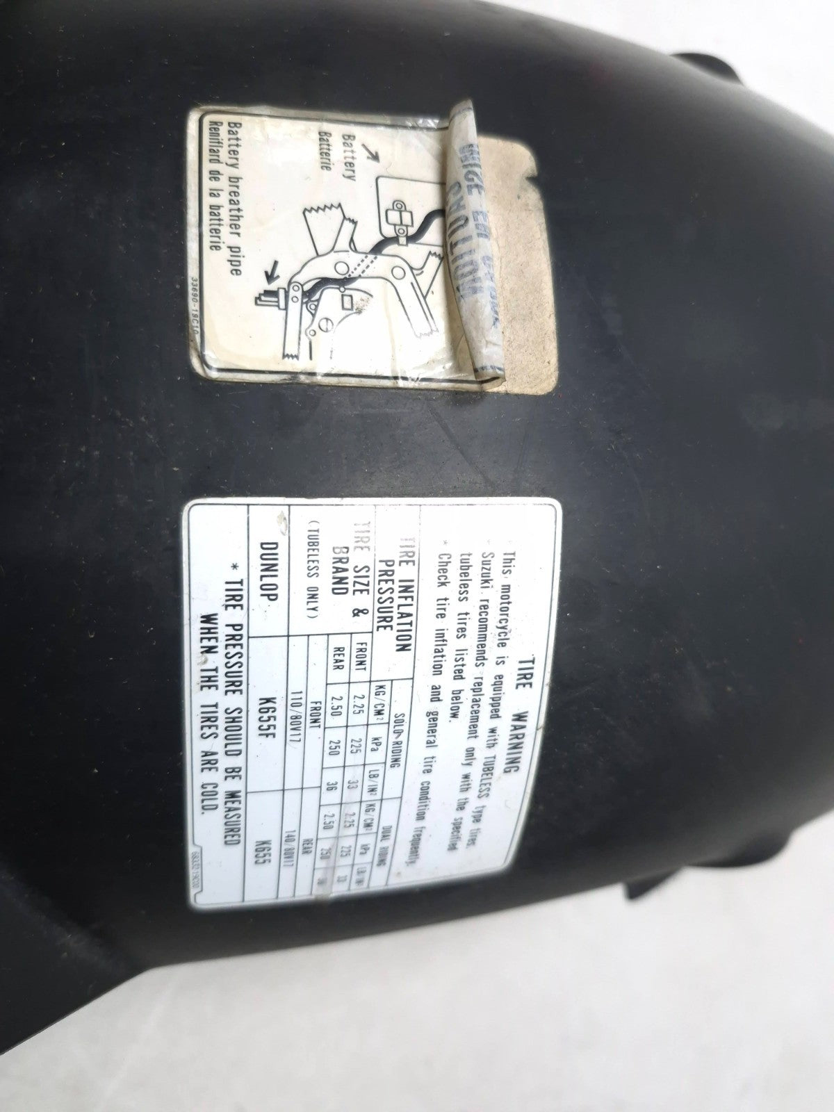 1993 Suzuki Gsx 600 Fp Katana Rear Fender OEM