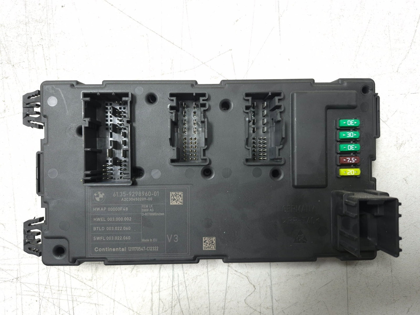 2013 BMW 328i F30 Rear Body Control Module OEM