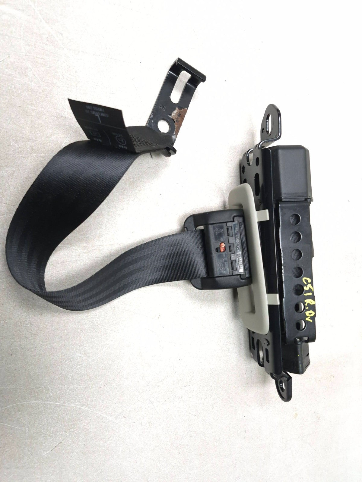 2007 Saab 9-5 Rear Driver Seat Belt Strap W/ Mounting Bracket OEM