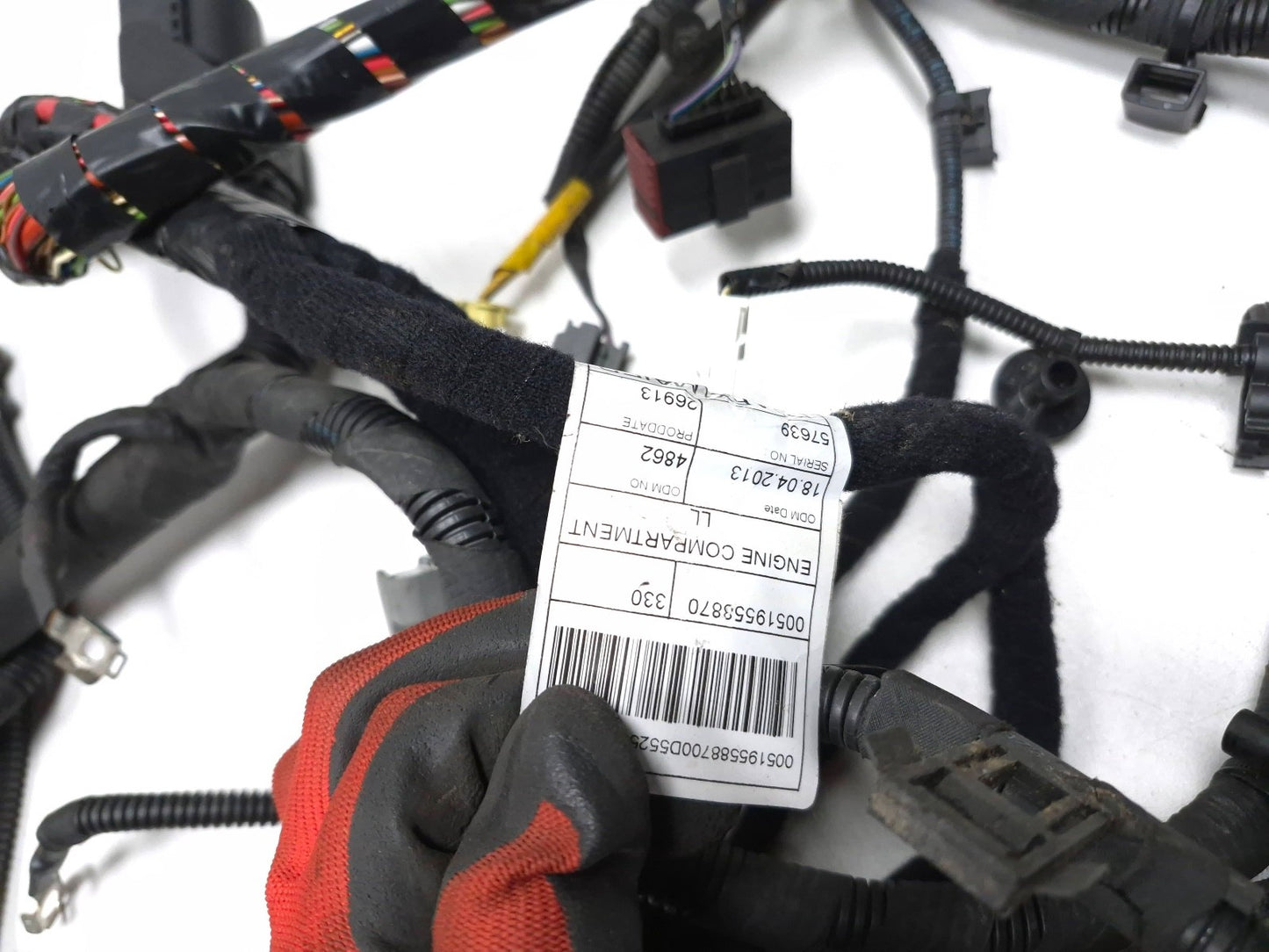 2014 Fiat 500l Engine Compartment Wiring Harness W/ Fuse Box OEM