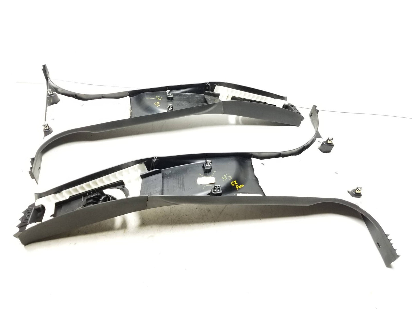 2013 Chrysler 200 B Pillar Seat Belt Trim Cover Left & Right Pair OEM